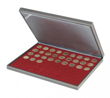 Lindner 2364-2754E Estuche Para Monedas NERA M Con Plantilla Para Monedas En C - Materiale