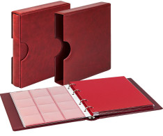 Lindner 1106NW-W Juego: Álbum Para Monedas Karat CLASSIC Con Estuche Protector - Materiale