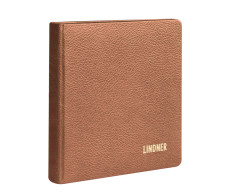 Lindner 1106L-H Tapa De Anillas DE CUERO Karat Para Monedas, Vacio - En Color  - Materiale