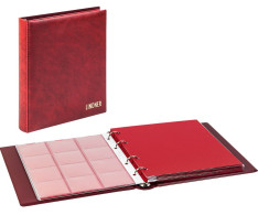 Lindner 1106M-W Karat Álbum De Monedas CLASSIC Rojo Vino - Materiale