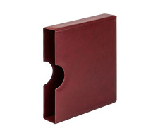 Lindner 810K-W Estuche Con Recortes, Rojo Vino (para Quilates Ringbinder) - Materiale