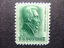 ESTADOS UNIDOS / ETATS-UNIS D'AMERIQUE 1962 / ANDREW JACKSON YVERT 740 **MNH - Nuovi