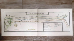 Pianta Le Fortificazioni E Mura Della Città Di Pisa Toscana Nel 700 Litografia - Cartes Géographiques