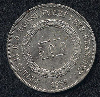 Brasilien, 500 Reis 1859, Silber, XF+ - Brasil