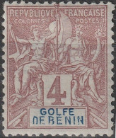 BENIN Poste 22 * MH Type Groupe 1893 [ColCla] - Ongebruikt