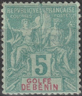 BENIN Poste 23 * MH Type Groupe 1893 [ColCla] - Ungebraucht