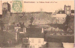 MONTIGNAC-   Le Château Féodal Et La Tour Belle Carte F BOUSSARIE (Montignac) - Montignac-sur-Vézère