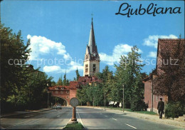 72454359 Ljubljana Strassenpartie Kirche Ljubljana - Slovenia