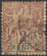 BENIN Poste 34 (o) Type Groupe 1894  (CV 4 €) [ColCla] - Usados