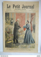 Le Petit Journal N°244 – 21 Juillet 1895  - Un Souvenir Patriotique Veuve Petitpied Drapeau 1870 Elysée – Mode - Le Petit Journal