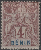 BENIN Poste 35 * MH Type Groupe 1894  (CV 5 €) [ColCla] - Unused Stamps