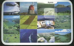 Portugal Entier Postal Açores Dauphin Baleine Moulin à Vent 2004 Azores Postal Stationery Whale Dolphin Windmill - Ganzsachen