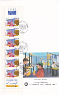 Premier Jour D'Emission, Journée Du Timbre 1992 - Tag Der Briefmarke