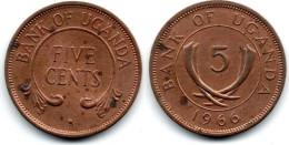 MA 31280 / Ouganda 5 Cents 1966 SUP - Ouganda