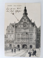 Dresden, Neues Georgentor, Strassenbahngleise,1908 - Dresden