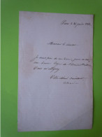 Autographe Léonor-Joseph HAVIN (1799-1868) DIrecteur Du SIECLE - Député De La MANCHE - Schrijvers