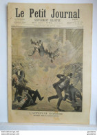 Le Petit Journal N°248 - 18 Aout 1895 - Attentat D'Aniche - Auberchicourt - ANARCHISTE - Train Taureaux - Le Petit Journal