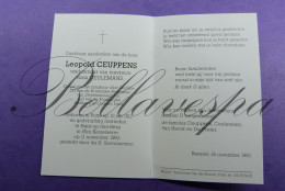 Leopold CEUPPENS Echt Rosa CEULEMANS St-Cecilia -Fanfare Gouden Lier, Putte 1912- 1993 - Overlijden