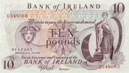 Northern Ireland 10 Pounds, P-63b (1977) - UNC - RARE - 10 Pounds