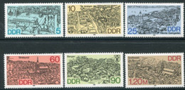 EAST GERMANY / DDR 1988 Views Of Northern Towns  MNH / ** .  Michel  3161-66 - Nuevos