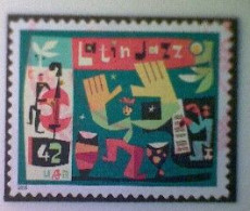 United States, Scott #4349, Used(o), 2008, Latin Jazz, 42¢, Multicolored - Used Stamps