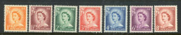 New Zealand MH 1953-57 - Unused Stamps