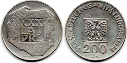 MA 31330 / Pologne - Poland - Polen 200 Zlotych 1974 TTB+ - Poland