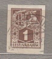 ESTONIA 1922 Used(o) Imperf. Mi 33b #Est212 - Estland