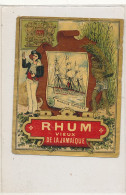 1240 / ETIQUETTE  -  ETIQUETTE DE RHUM    RHUM   VIEUX DE LA JAMAIQUE - Rum