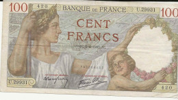 Billet 100 Francs 1942 - Autres & Non Classés