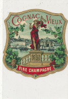 2191 / ETIQUETTE  -  COGNAC VIEUX  FINE CHAMPAGNE - Alcohols & Spirits