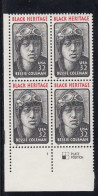 Sc#2956, Bessie Coleman Aviator, Black Heritage Series 1995 Issue 32-cent Stamp Plate # Block Of 4 - Plaatnummers
