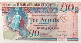 Northern Ireland 10 Pounds, P-79Ab (1.5.2005) - UNC - 10 Pounds