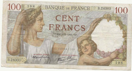 Billet 100 Francs 1941 - Other & Unclassified