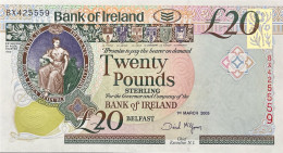 Northern Ireland 20 Pounds, P-80b (1.3.2005) - UNC - 20 Pounds