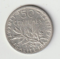 Semeuse 50c Argent 1904 - Silver - 1/2 F - - 50 Centimes