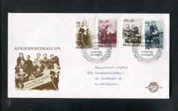 "NIEDERLANDE" 1974, Mi. 1139-1142 FDC (A0027) - FDC