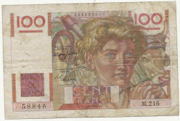 Billet 100 Francs 1947 - Autres & Non Classés