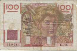 Billet 100 Francs 1950 - Otros & Sin Clasificación