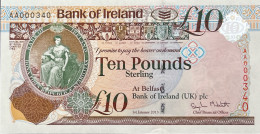 Northern Ireland 10 Pounds, P-87 (1.1.2013) - AA000340 - UNC - 10 Ponden