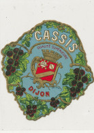 2192 / ETIQUETTE  -CASSIS  DIJON - Alcoholes Y Licores