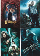 HARRY POTTER. Warner Bros. 4 Postcards (new - Unused) - Märchen, Sagen & Legenden