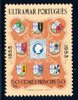 S Tomé E Príncipe - 1953 - Portuguese Stamp Centenary - MNG - St. Thomas & Prince