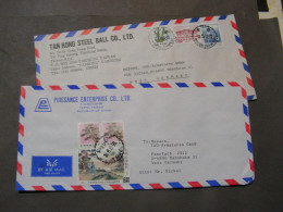 China Taiwan  Cv. 2 Covers - Brieven En Documenten