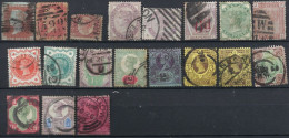 GB Small Collection Of QV Used - Sammlungen