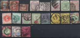 GB Small Collection Of QV Used - Verzamelingen