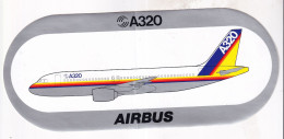 Autocollant Avion -  A320  AIRBUS - Adesivi