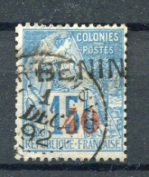 !!! BENIN, N°15 OBLITERE, SIGNE CALVES - Used Stamps