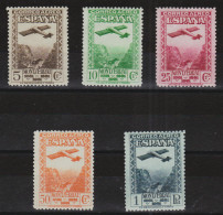 ESPAGNE - N° 90/94** - Série Complète De 1931. (cote 115€). - Unused Stamps