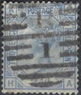 GB 1881 QV 2.5d Plate 22 Lettered HA Used - Gebruikt